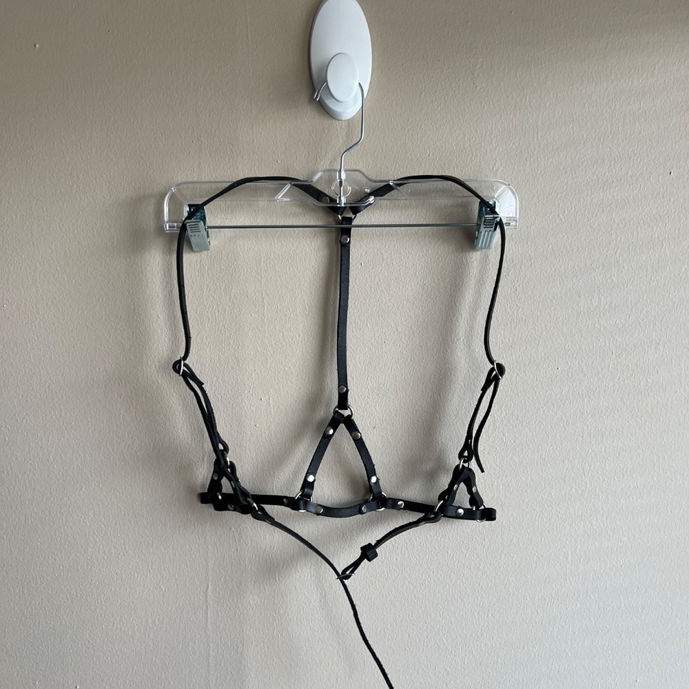 Zana Bayne Discontinued "Orion" Black Leather Harness